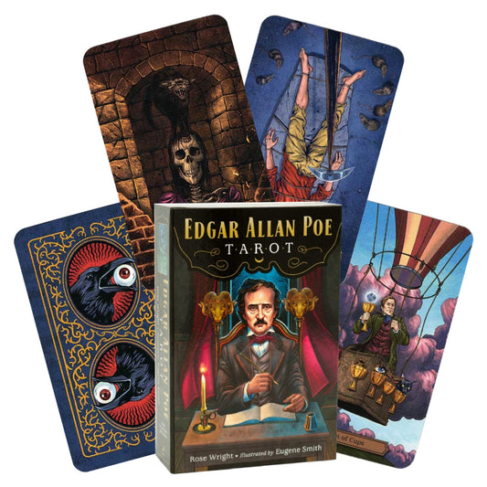 Edgar Allan Poe Tarot - literatūrinės taro kortos | Llewellyn