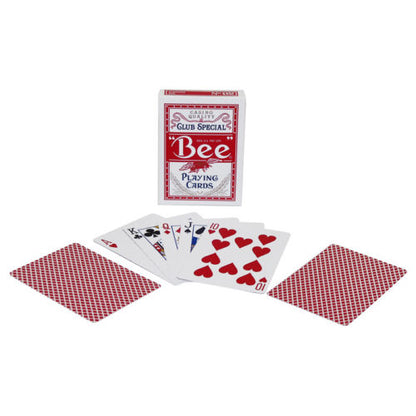 Bee Standard Red - raudonos pokerio kortos