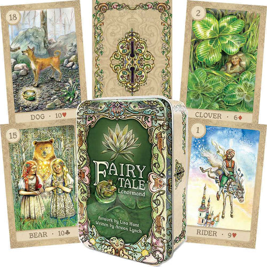 Fairy Tale Lenormand in a Tin - kortos dėžutėje