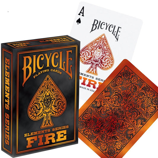 Bicycle Fire - ugnies motyvų žaidimo kortos