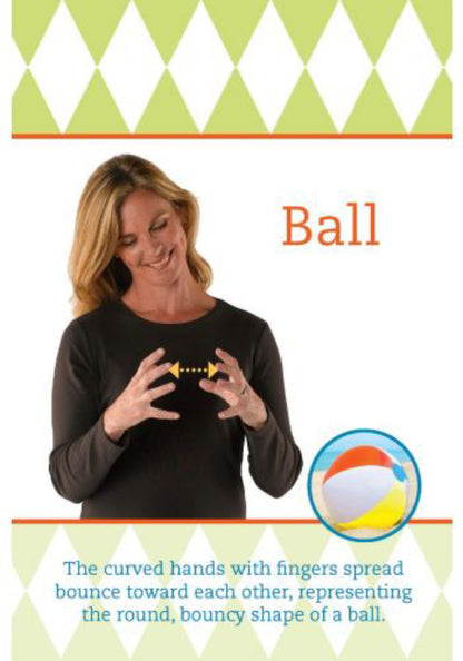 Baby Sign Language Flash Cards ASL - mokomosios kortos