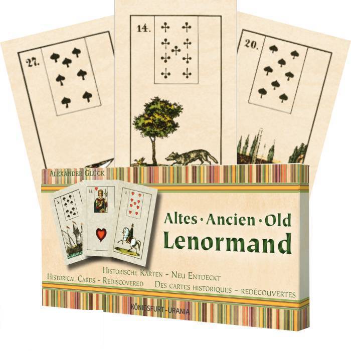 Old Lenormand - istorinės Lenormand kortos | AGM