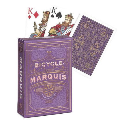 Marquis - violetinės Art Deco žaidimo kortos | Bicycle