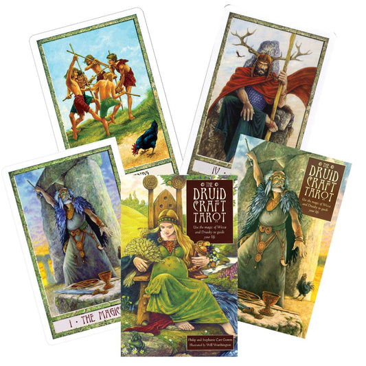 The DruidCraft Tarot - Taro kortos ir knyga | US Games Systems