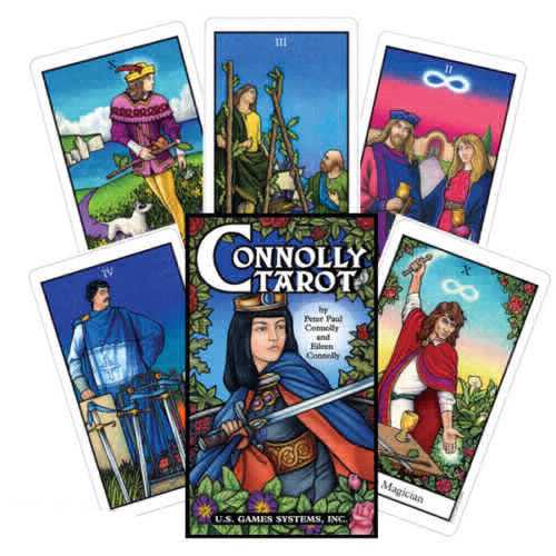 Connolly Tarot - vitražų įkvėptos taro kortos