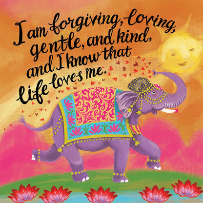 Louise Hay Affirmations for Forgiveness - afirmacijų kortos