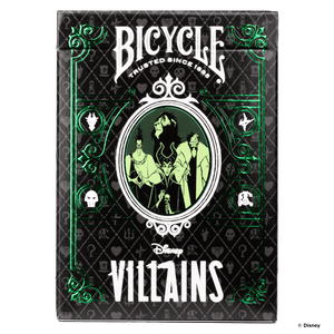 Bicycle Kortos Disney Villains Žalios