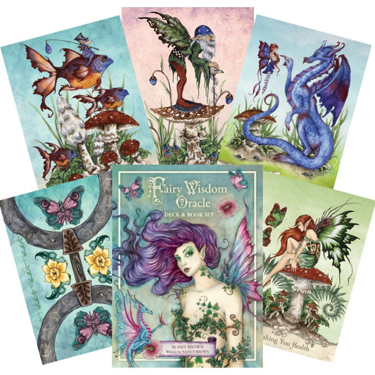 Fairy Wisdom Oracle - kortų ir knygos rinkinys | US Games Systems