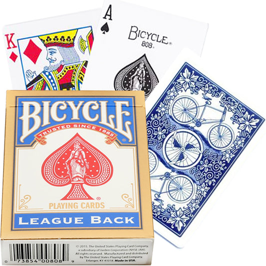 Bicycle League Blue - mėlynos žaidimo kortos