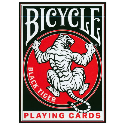 Bicycle Black Tiger Revival Edition - juodos žaidimo kortos