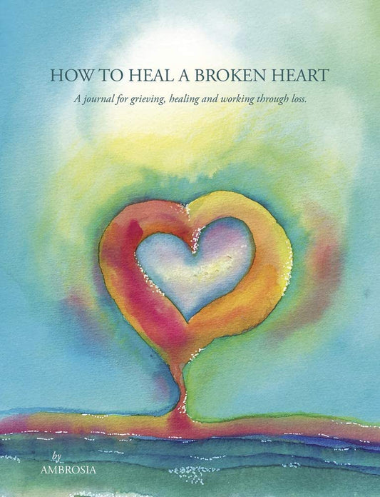 How to Heal a Broken Heart Journal - užrašų knyga | Blue Angel