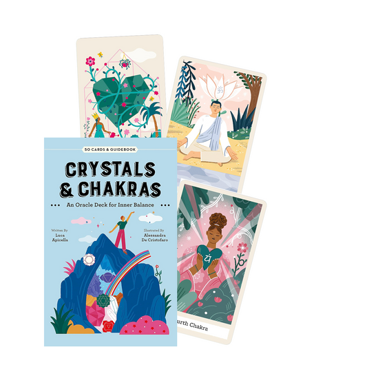 Crystals & Chakras - kristalų ir čakrų orakulo kortos