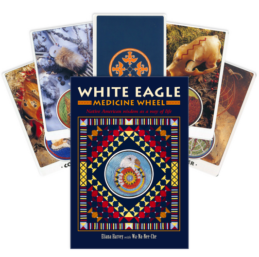 White Eagle Medicine Wheel - 46 kortos ir knyga