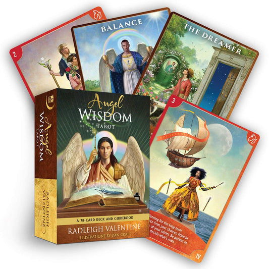 Angel Wisdom Tarot - angelų taro kortos, Hay House