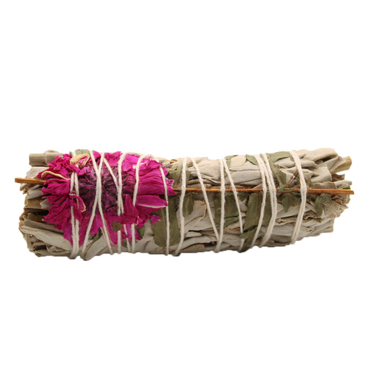Dahlia Sage - žiedais papildytas smilkymo ryšulėlis | Ancient Wisdom