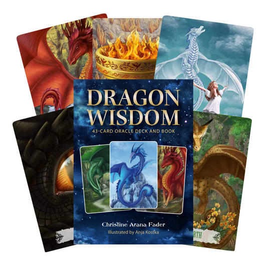 Dragon Wisdom Oracle - 43 drakonų kortos ir knygelė