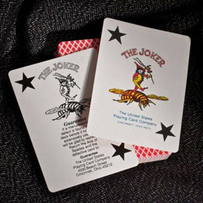 Bee Jumbo Red - raudonos pokerio kortos