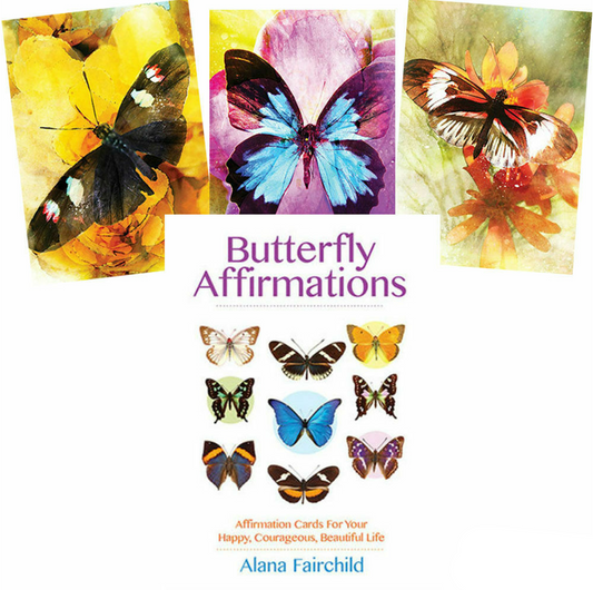 Butterfly Affirmations - drugelių afirmacijų kortos