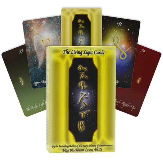 The Living Light Oracle - orakulo kortos | Weiser Books