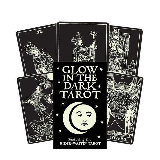 Glow in the Dark Tarot - 78 tamsoje švytinčios kortos