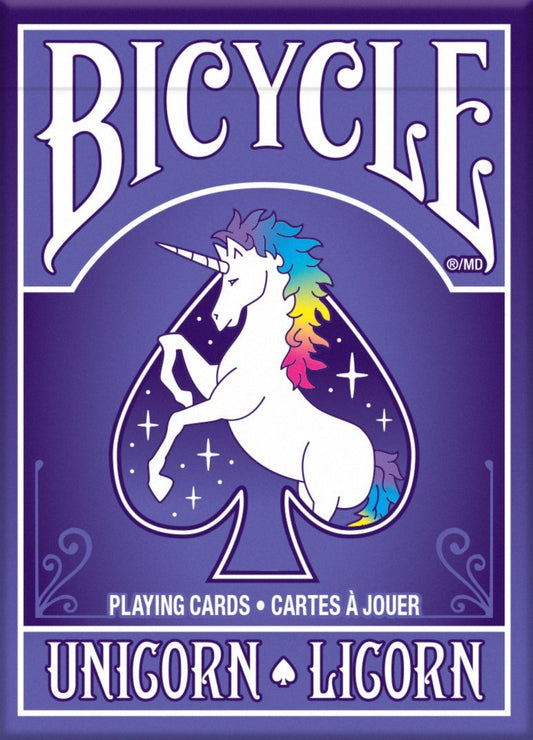 Bicycle Unicorn - vienaragių žaidimo kortos