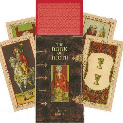 The Book of Thoth Etteilla - istorinės taro kortos