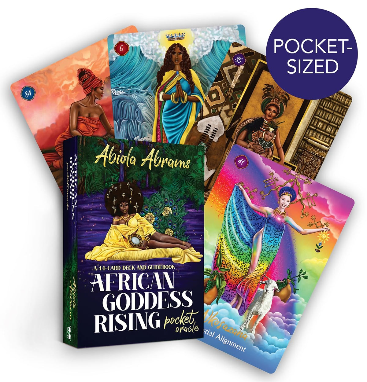 African Goddess Rising Pocket - orakulo kortos