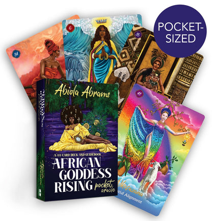 African Goddess Rising Pocket - orakulo kortos