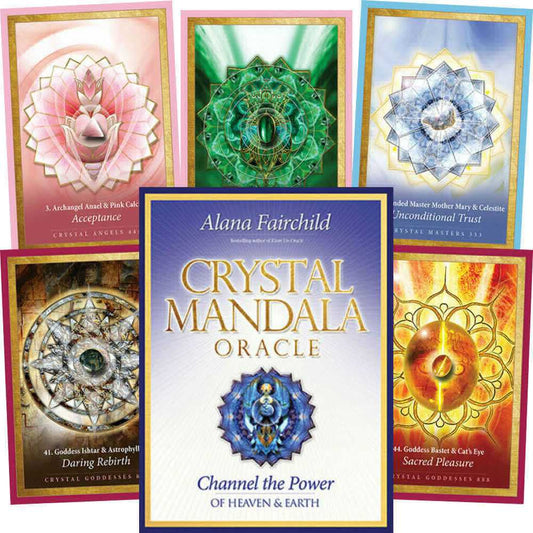 Crystal Mandala Oracle - kristalų mandalų kortos