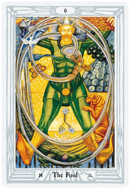 Aleister Crowley Tarot Pocket - kišeninės taro kortos
