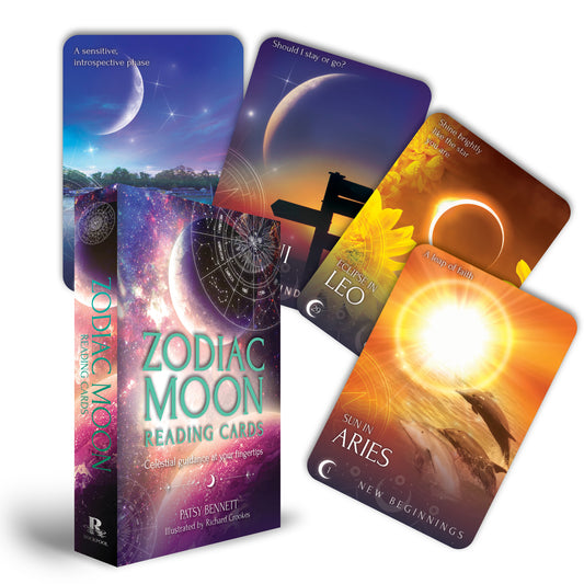Zodiac Moon Reading Cards - astrologinės kortos | Rockpool