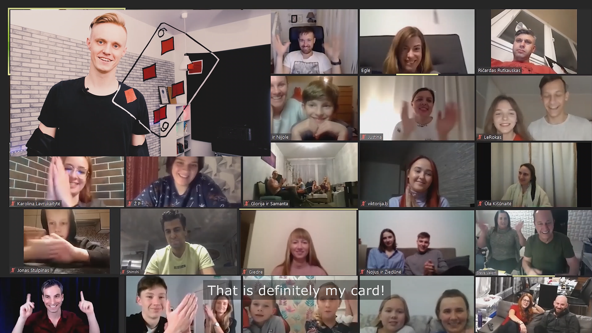 Virtualus Roko magijos šou „Ačiū“ - labdaringas, vasario 25 d.