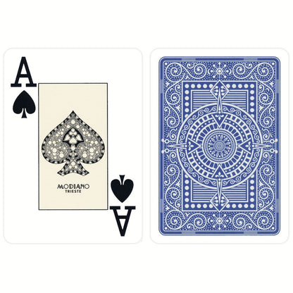 Texas Poker Hold'em Jumbo Index - mėlynos kortos | Modiano