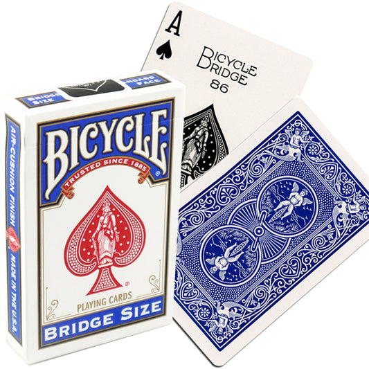 Bicycle Rider Back Bridge Size Blue - bridžo kortos