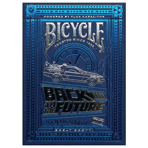 Bicycle Kortos Back To The Future Standard Index Mėlynos