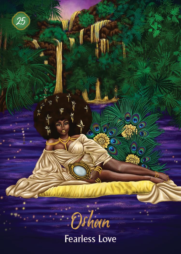 African Goddess Rising Pocket - orakulo kortos