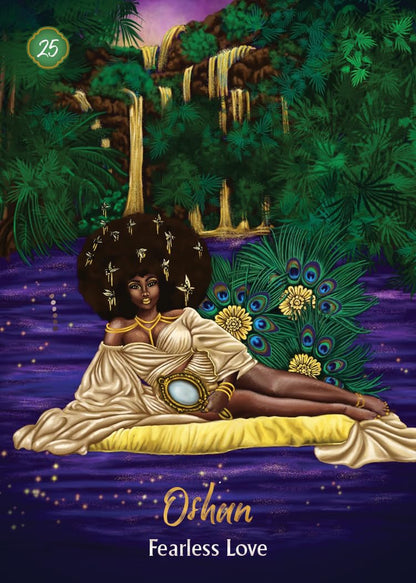 African Goddess Rising Pocket - orakulo kortos