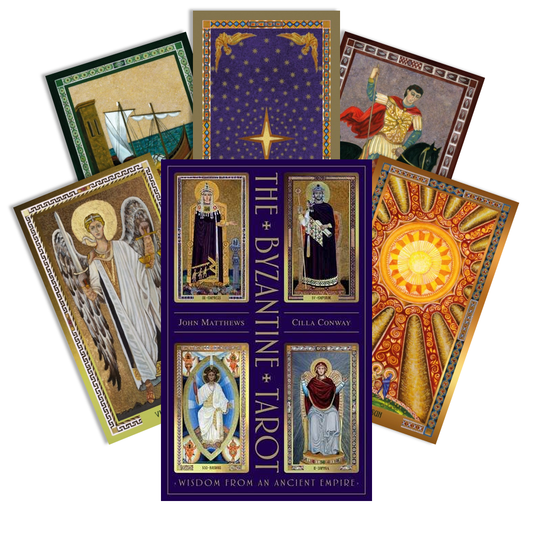 The Byzantine Tarot - Bizantijos taro kortos ir knyga | Schiffer