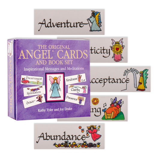 The Original Angel Cards And Book Set Silver Anniversary - kortų rinkinys