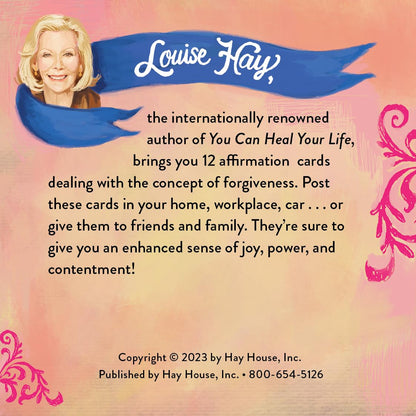 Louise Hay Affirmations for Forgiveness - afirmacijų kortos