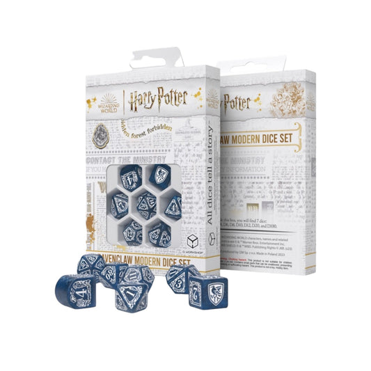 Harry Potter Ravenclaw Modern Blue - 7 RPG kauliukai