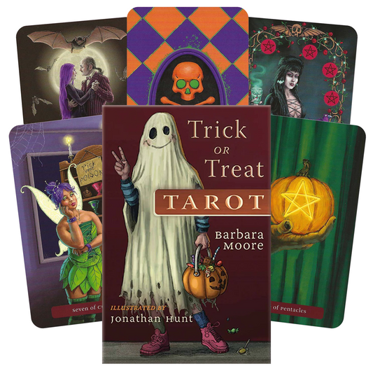 Trick or Treat Tarot - 78 Helovino kortos ir vadovas