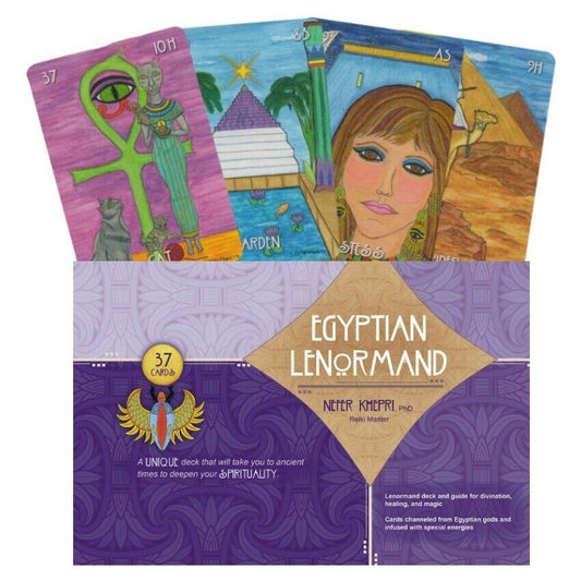 The Egyptian Lenormand - Lenormand kortos | Schiffer