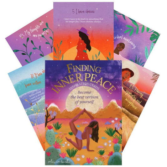 Finding Inner Peace - įkvėpimo kortos su stoveliu | Rockpool