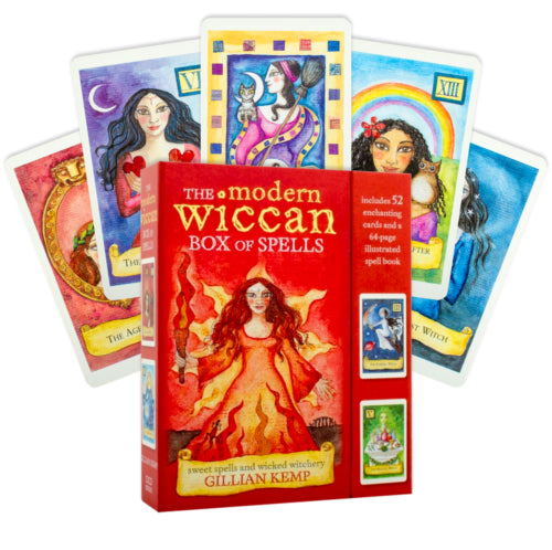 The Modern Wiccan Box of Spells - 52 kortos ir knyga